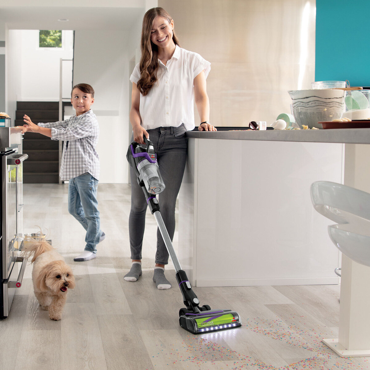 Bissell Pet Hair Eraser Slim Cordless Stick Vacuum Cleaner 2907F Appliances Online