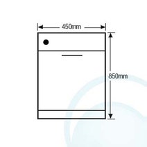 Delonghi DEDW45S 45cm Slimline Freestanding Dishwasher hero image