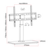 Ezymount VTSU70B Universal TV Tabletop Stand image NaN