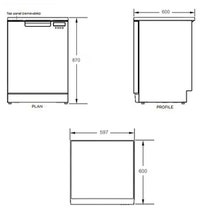 Fisher & Paykel DW60FC4W1 Freestanding Dishwasher hero image