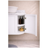 Turner Hastings Evara 90x53 Wall Hung Vanity with Real Marble Top To Suit Above Counter Basin White  1TH EV953-WH-1TH image NaN