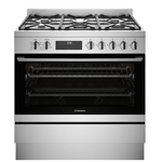 Westinghouse 90cm Dual Fuel Freestanding Cooker Stainless Steel WFE9515SD hero image