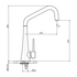 Armando Vicario TINK-BN Tink Kitchen Mixer Tap image NaN