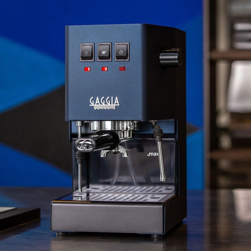 Gaggia Classic E24 Coffee Machine Blue RI9481-15 | Appliances Online
