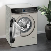Siemens iQ700 10kg Front Load Washing Machine with i-Dos Silver Innox WG56B2FSAU hero image
