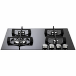 Delonghi 60cm 4 Burner Life Gas On Glass Cooktop NSL460NCM hero image