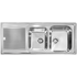 Abey ZE175RTW  Zenith 1 and 3/4 Bowl Left Hand Drainer Sink Pack image NaN