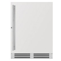 Artusi 127L Dual Zone Outdoor Beverage Chiller with Wooden Shelves AOFDZ127X hero image