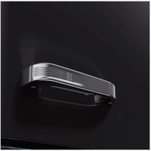 CHiQ 202L Retro Top Mount Fridge Black CRTM200NB hero image
