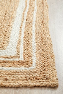 Rug Culture Nosa Medium Natural & White Rug 300X80CM - NSA-111-300X80 hero image