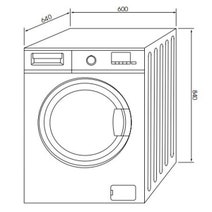 Euromaid 9kg Front Load Washing Machine EFL900WPRO hero image