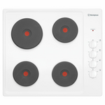 Westinghouse 60cm Electric Cooktop White WHS642WC  hero image