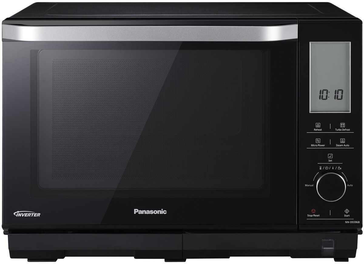 Panasonic inverter steam best sale grill microwave oven