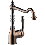 Armando Vicario Provincial Single Lever Kitchen Mixer Tap Natural Brass PALAIS-NBR-LF hero image