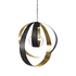 CTO Lighting Lunar Medium Pendant - Bronze and Satin Brass LUNPEMBZSB image NaN