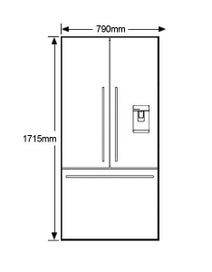 Fisher & Paykel Series 7 519L French Door Fridge RF522ADUSX5 hero image