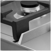 Omega 60cm Natural Gas Cooktop with Wok Burner Stainless Steel OCG604WX hero image