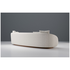Kalona Elcomo Curved 3.5 Seat Sofa Oatmeal COMO05EBLG1602601 image NaN