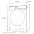 Electrolux 10kg Front Load Washing Machine EWF1042BDWA image NaN