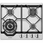 Westinghouse 60cm 4 Burner Stainless Steel Gas Cooktop WHG648SC hero image
