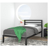 Zinus Mia Single Black Metal Bed Frame AU-ASMPH-15S image NaN