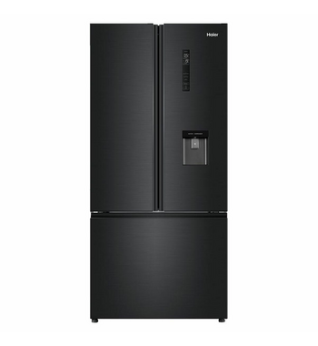 Haier 492L French Door Frost Free Fridge with Water Dispenser Black HRF520FHC | Appliances Online