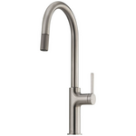 Oliveri Vilo Pull Out Goose Neck Mixer Tap Nickel VT2400-BN hero image