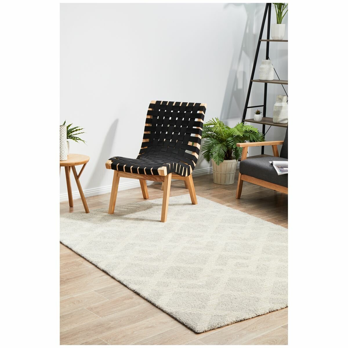 Rug Culture Alpine Medium Rug 230x160 Silver and White ALP-844-SIL-230160 hero image