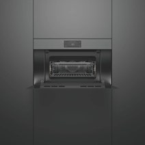 Fisher & Paykel Series 9 76cm Minimal Handleless Compact Combi-Microwave Oven Grey OM76NMUNG3 hero image