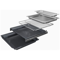 Siemens iQ700 60cm ecoClean Compact Oven with fullSteam Matte Black CS938GCM1 hero image