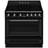 Smeg 90cm Victoria Freestanding Cooker with Induction Hob Black TR90IMBL image NaN