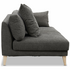 Kalona KYOTO Left Facing Chaise Sofa Pewter WS-205-LC-VILA-27 image NaN