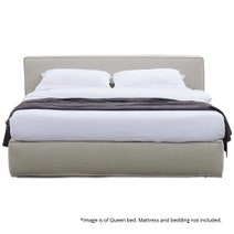 Kalona MONTEVERDE King Bed Base & Bedhead Pearl WS-702K-VILA-54 hero image