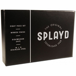 SPLAYD Black Label Stainless Steel Mirror 8pc Set Splayds 74060 hero image