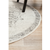 Rug Culture Chrome Medium Silver & Off White Rug 200X200CM - CRO-RIT-SIL-200X200 image NaN