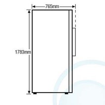 LG GRD257SL 661L Side By Side Fridge hero image
