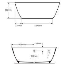 Victoria + Albert Lipari 1780 Freestanding Bath - Gloss White VA010-1780SW hero image