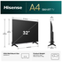 Hisense 32 Inch A4QAU HD Smart LED TV 32A4QAU [2025] image NaN