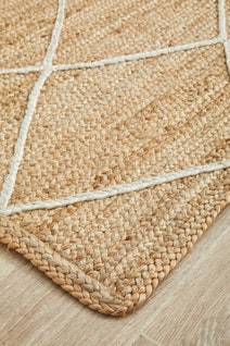 Rug Culture Nosa Medium Natural & White Rug 300X80CM - NSA-222-NAT-300X80 hero image