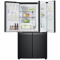 LG 637L French Door Fridge with Ice Maker & Water Dispenser GF-D706MBL hero image
