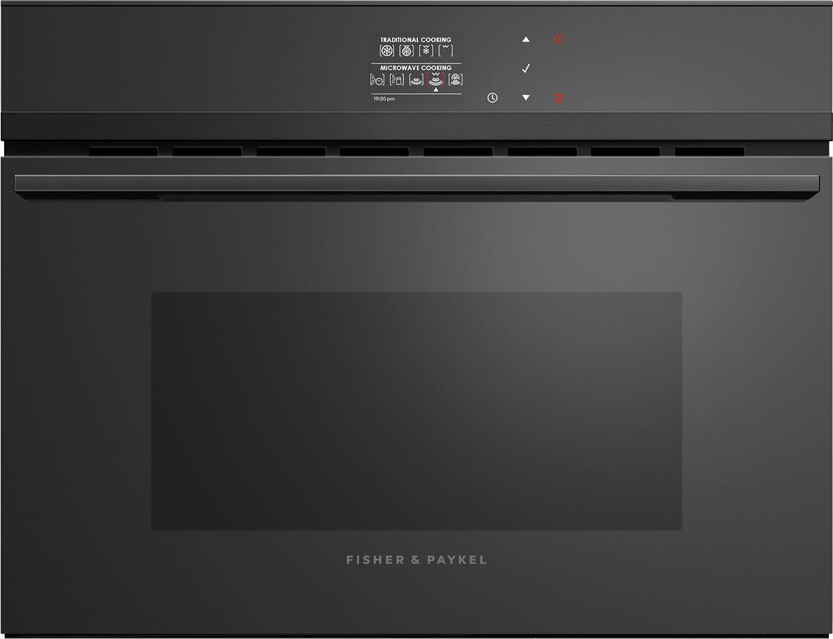 Fisher & Paykel Series 9 60cm Minimal Compact Combi-Microwave Oven OM60NDBB1 hero image