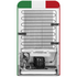 Smeg 50s Retro Style Happy Bar Fridge Right Hinge Italian Flag FAB10HRDIT6 image NaN