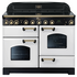 Falcon 110cm White Induction Classic Deluxe Freestanding Oven CDL110EIWHBR image NaN