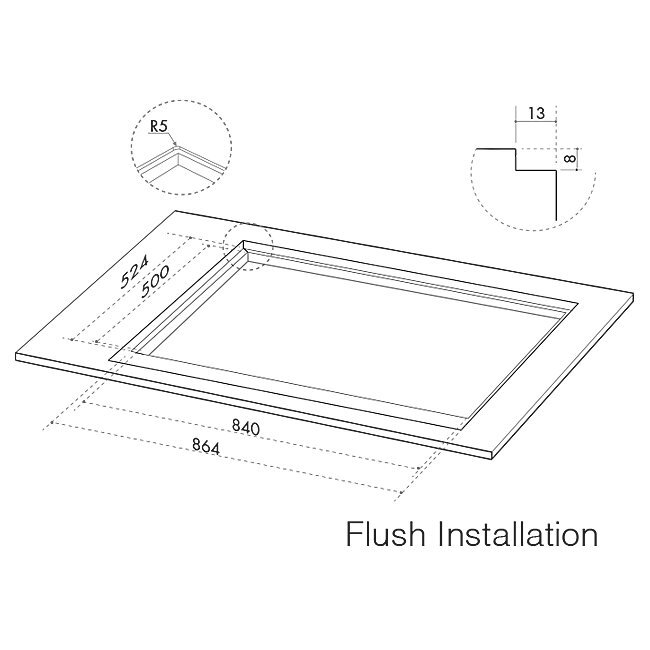ILVE FUSION 90cm Induction Cooktop with Integrated Ventilation System hero image