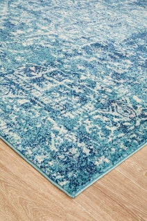 Rug Culture Evoke Extra Large Blue Rug 330X240CM - EVO253BLUE330X240 hero image