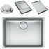 Franke Mythos 550mm Single Bowl Undermount Sink with Accessories MYX110-55FPC image NaN