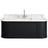 Turner Hastings Evara 120x53 Wall Hung Vanity with Real Marble Top and Ceramic Undercounter Basin Volcanic Ash 1TH EV121-VA-1TH image NaN