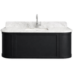 Turner Hastings Evara 120x53 Wall Hung Vanity with Real Marble Top and Ceramic Undercounter Basin Volcanic Ash NTH EV121-VA-NTH hero image