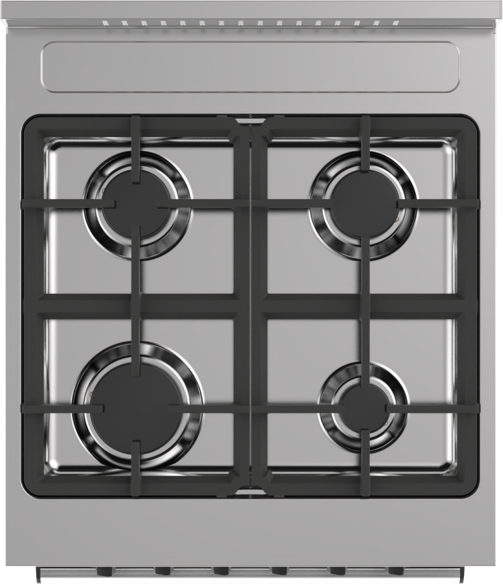 Glem 53cm Dual Fuel Stainless Steel Freestanding Oven GB534GE hero image