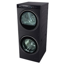 Haier 12kg Washer and 9kg Heat Pump Dryer Laundry Centre Dark Finish HLC1290CTB1 hero image